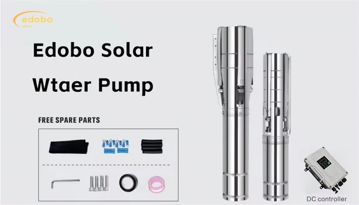 Bơm nước mặt trời sâu 1,5 HP cho trang trại